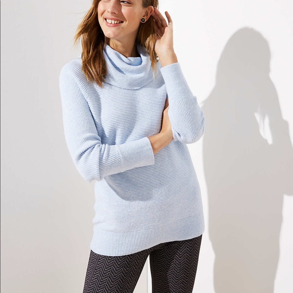 LOFT turtle neck tunic sweater